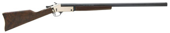 Henry H015B12 Single Shot  12 Gauge with 28 Blued Barrel 3.5 Chamber 1rd Capacity Polished Brass Metal Finish  American Walnut Stock Right Hand Full Size UPC: 619835400093