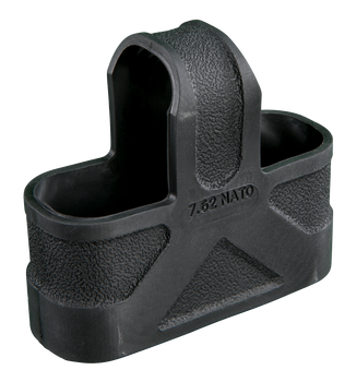 Magpul MAG002BLK Original Magpul  made of Rubber with Black Finish for 7.62x51mm NATO Mags 3 Per Pack UPC: 873750000053