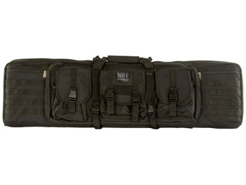 Bulldog BDT4037B BDT Tactical Single 37" Black Nylon, 3 Accessory Pockets, Deluxe Padded Backstraps, Lockable Zippers, Padded Internal Divider