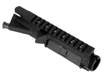 LBE Unlimited ARUPPER Upper Receiver 5.56x45mm NATO 7075-T6 Aluminum Black Receiver for AR-15 Includes Forward Assist