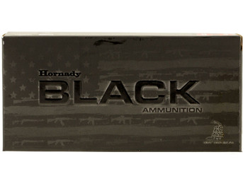 Hornady 81263 Black 5.56x45mmNATO 62gr Full Metal Jacket 20 Per Box/10 Case
