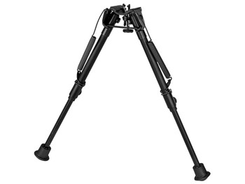 Harris Bipods L1A2 Non-Swivel L Swivel Stud, 9-13", Black Steel/Aluminum, Rubber Feet