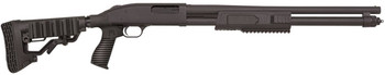 Mossberg 51672 590 FLEX Tactical 12 Gauge 81 3 20 Barrel Dual Extractors Blued Metal Finish  FLEX Locking System 6 Position Adjustable Stock Forend  Recoil Pad UPC: 015813516723