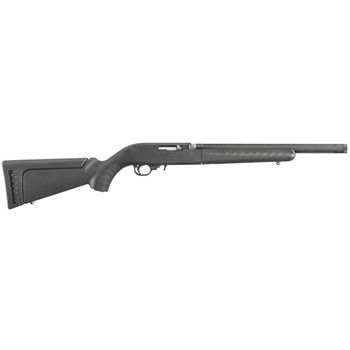 Ruger 21133 1022 Takedown 22 LR 101 16.12 ThreadedFluted Barrel Satin Black Alloy Steel Black Synthetic Modular Stock CrossBolt Manual Safety UPC: 736676211333