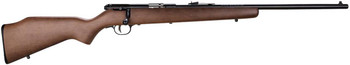 Savage Arms 17000 Mark I G 22 Short 22 Long or 22 LR Caliber with 1rd Capacity 21 Barrel Matte Blued Metal Finish Satin Hardwood Stock  AccuTrigger Right Hand Full Size UPC: 062654170003
