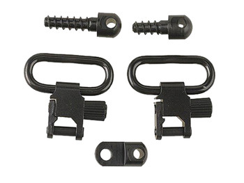 Uncle Mike's 14612 Super Swivel Quick Detach 115 RUG Tri-Lock Blued 1" Loop for Ruger 10/22