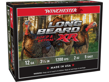 Winchester Ammo STLB12L5 Long Beard XR Shot-Lok 12Gauge 3.50" 2oz 5Shot 10 Per Box/10 Case