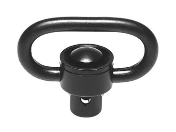 Troy Ind SMOUSSQ00BT00 SSQD Swivel 1" Push Button Black Stainless Steel