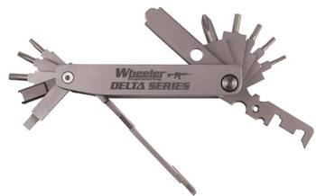 Wheeler 1078948 Delta Series Compact MultiTool Silver Folding Stainless Steel AR Platform UPC: 661120412823 Wheeler 1078948 Delta Series Compact MultiTool Silver Folding Stainless Steel AR Platform UPC: 661120412823