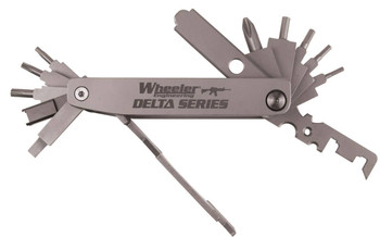 Wheeler 1078948 Delta Series Compact MultiTool Silver Folding Stainless Steel AR Platform UPC: 661120412823