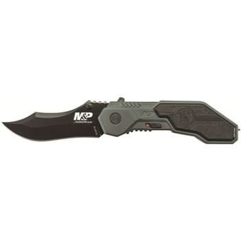 SW SWMP1B Assisted 3.0 in Black Blade Gray-Black Aluminum UPC: 028634701063