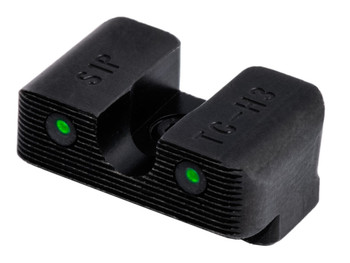 TruGlo TG231S1W Tritium Pro Black | Green Tritium White Outline Front Sight Green Tritium Rear Sight
