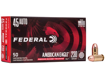 Federal AE45N1 American Eagle IRT 45ACP 230gr Total Metal Jacket 50 Per Box/20 Case
