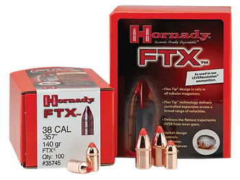 Hornady 45201 FTX 45 Cal .452 250 gr Flex Tip eXpanding 50 Per Box/ 25 Case