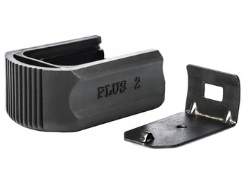 Mec-Gar F42099SET Plus-2 Adapter Set Black Aluminum/polymer, Fits Mec-Gar Optimum Flush Magazines