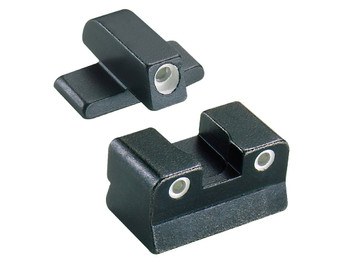 Trijicon 600049 Bright & Tough Night Sights Green/Tritium White Outline Front Sight-Green/Tritium White Outline Rear Sight Beretta 92A1/96A1