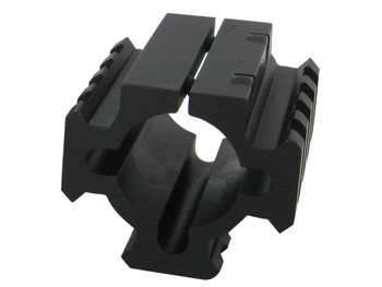 TacStar 1081100 Shotgun Rail Mount Black 1.80" Long