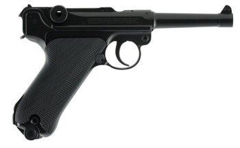 Umarex USA 2251800 Legends P.08  CO2 177 BB 211 4.60 Black Polymer Grips UPC: 723364518003