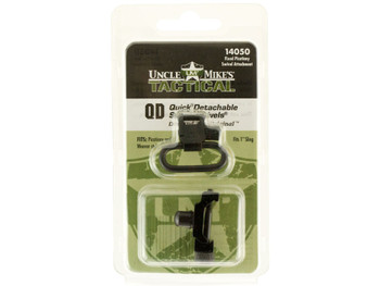 Uncle Mike's 14050 Super Swivel Quick Detach w/Fixed Picatinny Swivel Attachment Blued 1" Loop