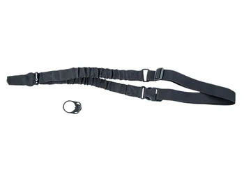 Caldwell 156215 Single Point Tactical Sling Black Nylon Adjustable Bungee AR Platform