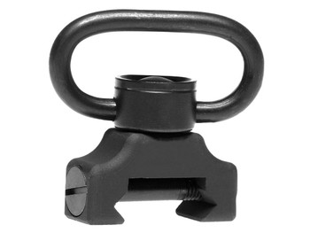 Troy Ind SMOUPBS00BT00 QD360 Mount With Swivel Push Button Black Steel