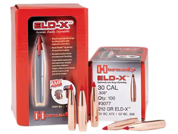Hornady 2840 ELD-X 7mm .284 162 gr Extremely Low Drag eXpanding 100 Per Box/ 15 Case