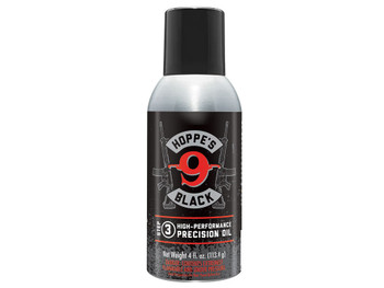 Hoppe's HBL4A Black Precision Oil Lubricates and Protects Against Corrosion 4 oz. Aerosol Can with Extension Tube