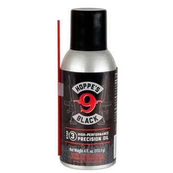 Hoppes HBL4A Black Precision Oil Lubricates and Protects Against Corrosion 4 oz. Aerosol Can with Extension Tube UPC: 026285000733