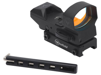 Firefield FF26022 Impact Reflex Matte Black 1x33mm, 3 MOA/5 MOA Illuminated Red Dot Reticle, Picatinny/Weaver Mount