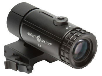 Sightmark SM19063 T-3 Magnifier 3X with Flip to Side Mount Matte Black 3 x 23mm