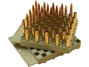 MTM Case-Gard LT5043 Universal Compact Loading Tray Gray Multi-Caliber Plastic 50rd Rifle