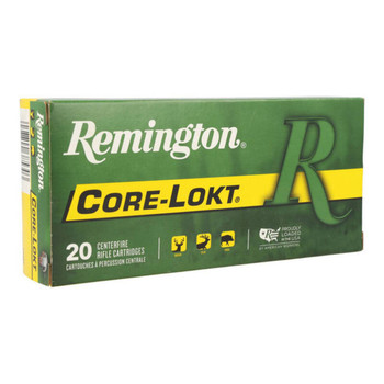 Remington Core-Lokt Hyper Velocity Centerfire Ammunition, 300 WSM, Jacketed Soft Point, 150 Grain - 20 Cartridge Box ( 20 / 1 )