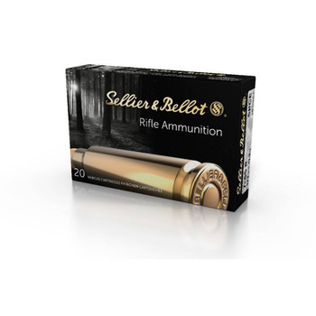 Sellier & Bellot Rifle Hyper Velocity Centerfire Ammunition, 7 x 65mm R, Soft Point Cut Through Edge, 173 Grain - 20 Cartridge Box ( 20 / 1 )