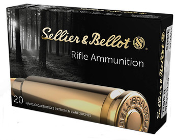 Sellier & Bellot Rifle Hyper Velocity Centerfire Ammunition, 7 x 65mm R, Soft Point Cut Through Edge, 173 Grain - 20 Cartridge Box ( 20 / 1 )