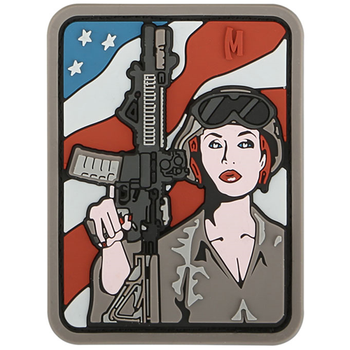 Soldier Girl Morale Patch UPC: 846909016663