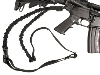 Blackhawk 70GS12BK Storm Rifle Sling Black Nylon Webbing 1.25" Wide Single-Point Design