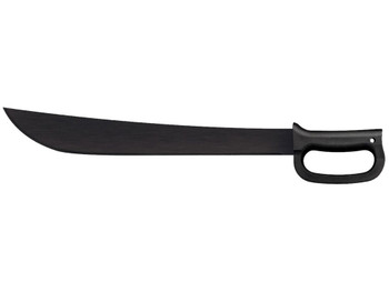 Cold Steel CS97AD18S Latin D-Guard Black Matte Baked-On Anti Rust 65Mn Carbon Steel Blade, Black Polypropylene Handle, 23.63" Long Includes Sheath
