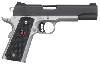 Colt Mfg O2020XETT 1911 Delta Elite 10mm Auto Caliber with 5" Barrel, 8+1 Capacity, Stainless Steel Finish Frame, Serrated Black Carbon Steel Slide & Black Polymer with Integrated Delta Medallion Grip