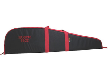 Ruger 27540 Embroidered Rifle Case 40" Black/Red Endura For Ruger 10/22