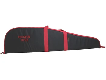 Ruger 27540 Embroidered Rifle Case 40" Black/Red Endura For Ruger 10/22