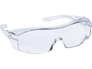 Peltor 47030PEL6 Sport Over the Glass Adult Over the Glass Clear Lens Polycarbonate Clear Frame