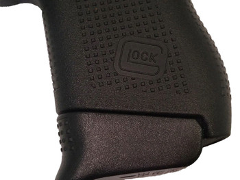 Pearce Grip PG42+1 Magazine Extension made of Polymer with Black Finish & 3/4" Gripping Surface for Glock G42 (Adds 1rd)