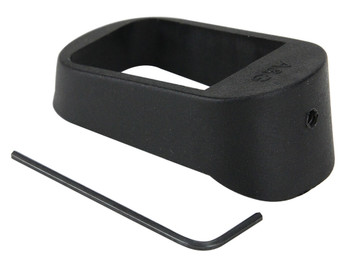 Pachmayr 03850 Mag Sleeve Compatible w/Glock 17/22/31 Mags To Fit Glock 19/23/32 Models, Black Polymer