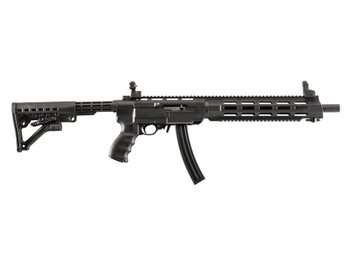 Archangel AA556REX AR-15 Style Conversion Stock Black Synthetic 6 Position with Rail for Ruger 10/22