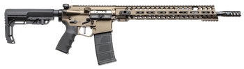 Patriot Ordnance Factory 00910 Renegade +  223 Rem,5.56x45mm NATO 16.50" 30+1 Burnt Bronze 6 Position MFT BMS Minimalist Stock                                                                          