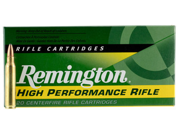 Remington Ammunition 28399 High Performance Rifle 223Rem 55gr Pointed Soft Point 20 Per Box/10 Case