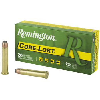 Remington Core-Lokt High Velocity Centerfire Ammunition, 45-70 Government, Soft Point Core Lokt, 405 Grain - 20 Cartridge Box ( 20 / 1 )