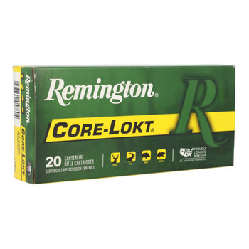 Remington Core-Lokt High Velocity Centerfire Ammunition, 45-70 Government, Soft Point Core Lokt, 405 Grain - 20 Cartridge Box ( 20 / 1 )