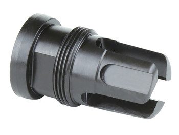 Griffin Armament TMMFH1228 Minimalist Taper Mount Flash Suppressor Black 17-4 Stainless Steel with 1/2"-28 tpi Threads, 1.80" OAL & 1.07" Diameter for 5.56x45mm NATO