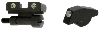 Meprolight USA 227713101 Tru-Dot Sight Set Adjustable Green Tritium/Black Frame Smith & Wesson K/L/N Frames,                                                                                            